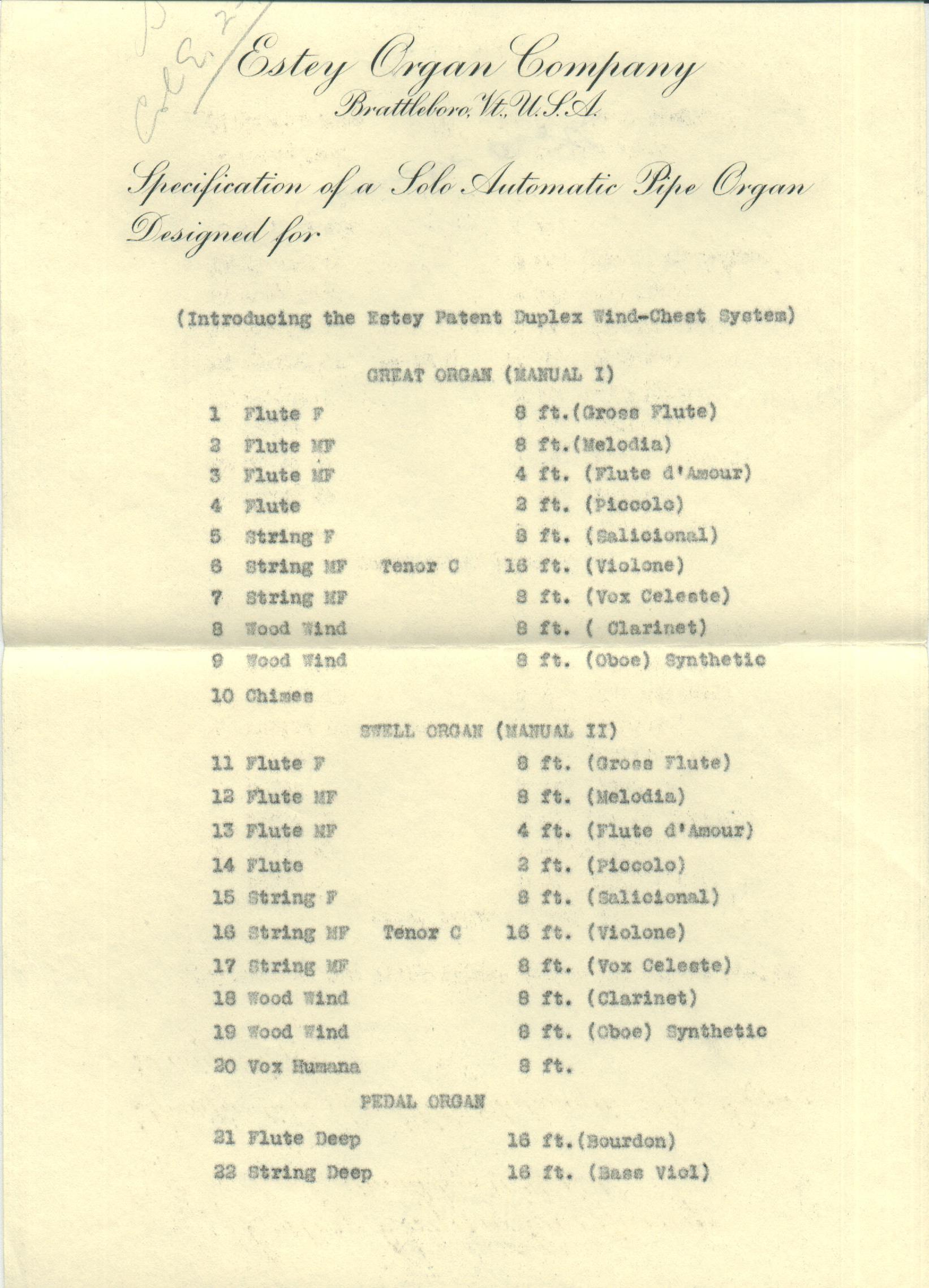 Specifications